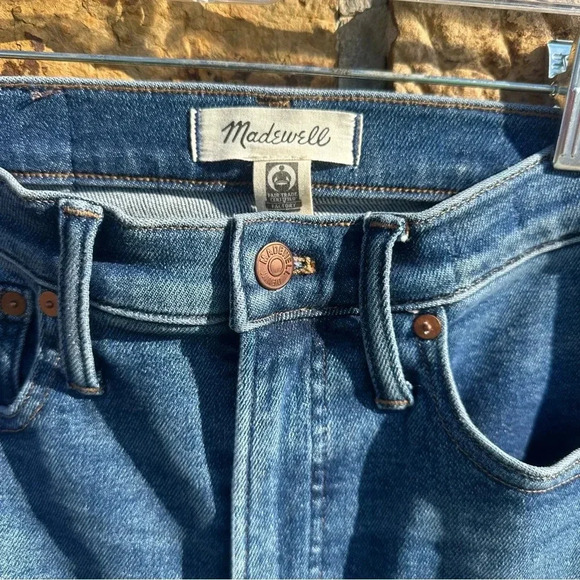 Women’s Madewell The Perfect Vintage Jean in Maplewood Wash High waist Mom Jeans - Picture 9 of 16
